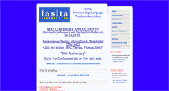 Desktop Screenshot of faslta.org