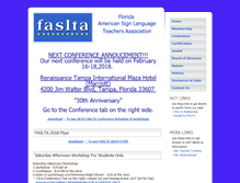 Tablet Screenshot of faslta.org